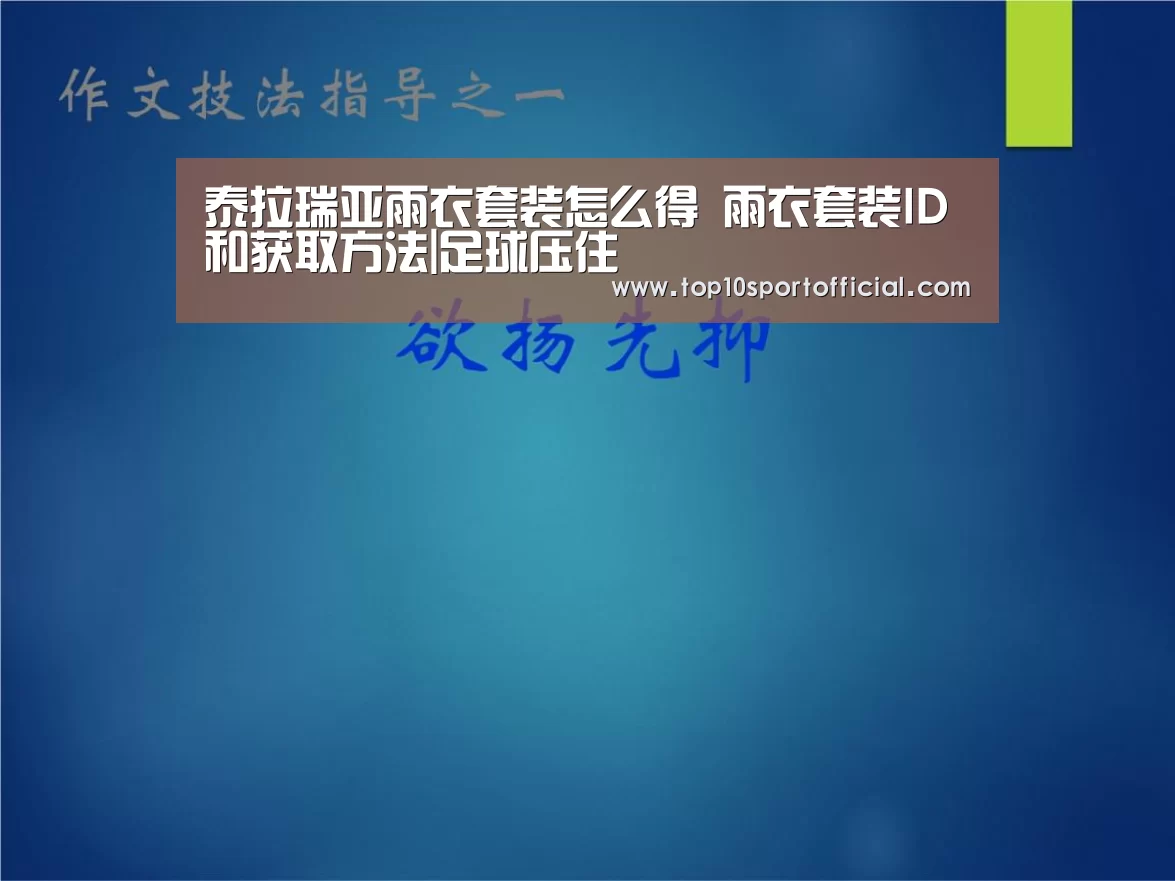 泰拉瑞亚雨衣套装怎么得 雨衣套装ID和获取方法|足球压住(图2) 足球下注